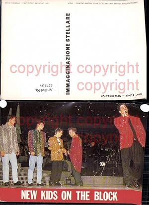 Image du vendeur pour 474304,Musiker Band New Kids on the Block mis en vente par Versandhandel Lehenbauer