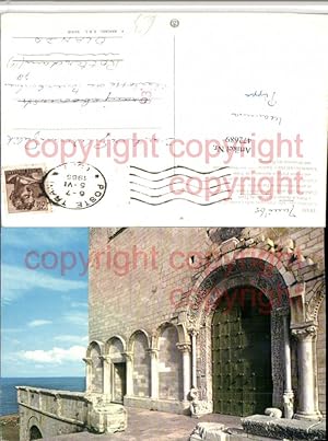 Bild des Verkufers fr 472689,Puglia Barletta-Andria-Trani Trani Cattedrale Kirche Portal zum Verkauf von Versandhandel Lehenbauer