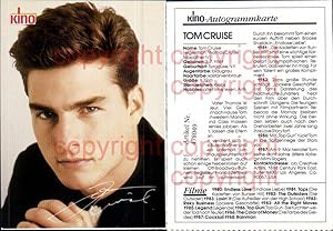 Seller image for 478049,Schauspieler Tom Cruise Kino-Autogrammkarte for sale by Versandhandel Lehenbauer
