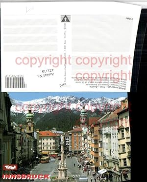 Seller image for 475330,Innsbruck Maria-Theresien-Strae Annasule Bergkulisse for sale by Versandhandel Lehenbauer