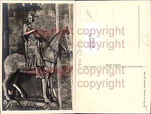 Bild des Verkufers fr 487031,Statue Der Dom zu Bamberg Der Reiter zum Verkauf von Versandhandel Lehenbauer