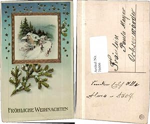 Bild des Verkufers fr 76606,Weihnachten Sterne Winterlandschaft zum Verkauf von Versandhandel Lehenbauer