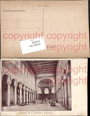 Seller image for 419294,Lazio Roma Rom Chiesa di San Sabina Kirche Innenansicht for sale by Versandhandel Lehenbauer