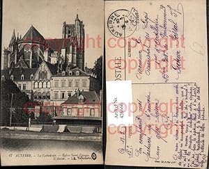 Bild des Verkufers fr 426666,Burgund Yonne Auxerre La Cathedrale Kirche zum Verkauf von Versandhandel Lehenbauer