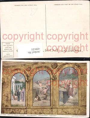 Imagen del vendedor de 430121,Antike Boston Public Library Philosophy Astronomy History Gemlde a la venta por Versandhandel Lehenbauer