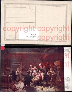 Seller image for 430207,Knstler Ak Adolf Tiedemann Rckkehr v. d. Brenjagd Jagd for sale by Versandhandel Lehenbauer