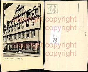 Bild des Verkufers fr 429048,Frankfurt am Main Goethehaus Gebude zum Verkauf von Versandhandel Lehenbauer