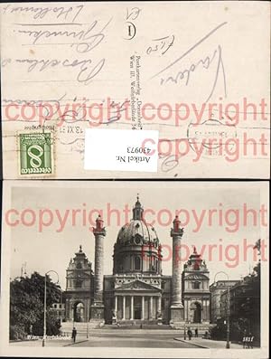 Bild des Verkufers fr 430973,Wien Karlskirche Kirche zum Verkauf von Versandhandel Lehenbauer