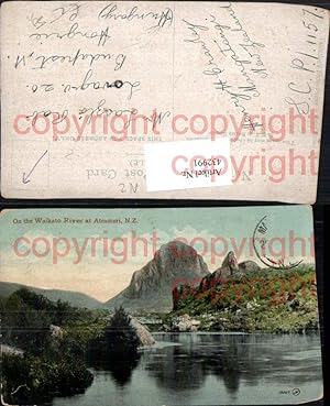 Bild des Verkufers fr 432991,New Zealand Neuseeland On the Waikato River at Ateamuri Fluss zum Verkauf von Versandhandel Lehenbauer