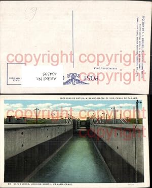 Seller image for 434395,Panama Canal Gatun Locks looking south Schleuse for sale by Versandhandel Lehenbauer
