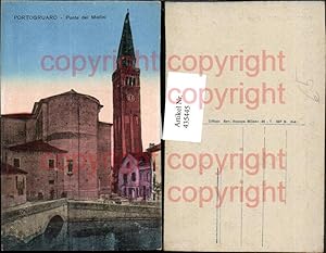 Seller image for 435445,Veneto Venezia Portogruaro Ponte di Mollni Brcke Turm for sale by Versandhandel Lehenbauer