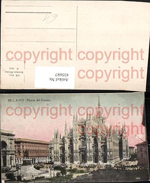 Immagine del venditore per 435687,Lombardia Milano Mailand Piazza del Duomo Dom Platz Denkmal venduto da Versandhandel Lehenbauer