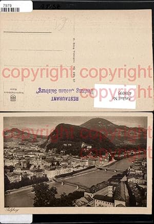 Bild des Verkufers fr 438095,Salzburg Teilansicht zum Verkauf von Versandhandel Lehenbauer