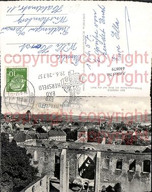 Seller image for 440879,Bad Hersfeld Stiftskirchen-Ruine m. Blick auf die Stadt Totale for sale by Versandhandel Lehenbauer