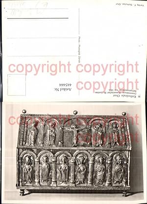Bild des Verkufers fr 445444,Mittelalter Kathedrale Chur Dommuseum Romanischer St Luzius Reliquienschrein 1252 zum Verkauf von Versandhandel Lehenbauer