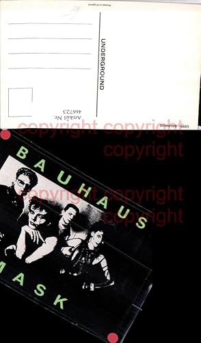 Bild des Verkufers fr 466723,Musiker Band Bauhaus zum Verkauf von Versandhandel Lehenbauer
