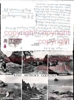 Bild des Verkufers fr 467394,England King Arthurs Country Tintagel Castle Bossiney Sands Mehrbildkarte zum Verkauf von Versandhandel Lehenbauer