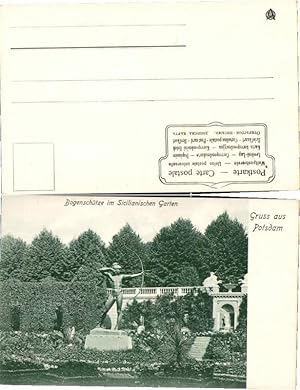 Bild des Verkufers fr 58933,Gruss aus Potsdam Bogenschtze im Sicilianischen Garten zum Verkauf von Versandhandel Lehenbauer