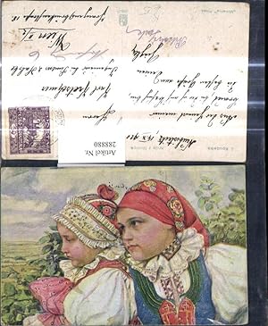 Seller image for 288880,Knstler Ak J. Koudelka Kroje z Nivnice Trachten Frauen Mdchen for sale by Versandhandel Lehenbauer