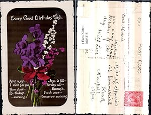 Seller image for 2008314,Prge Passeparout Birthday Geburtstag Blumenstrau Blumen Spruch for sale by Versandhandel Lehenbauer