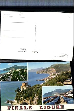 Seller image for 312750,Liguria Savona Finale Ligure Totale Strand Strandleben Burg for sale by Versandhandel Lehenbauer