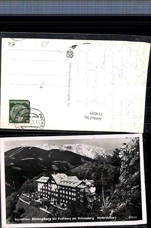 Seller image for 314039,Sanatorium Strengberg b. Puchberg am Schneeberg Bergkulisse for sale by Versandhandel Lehenbauer
