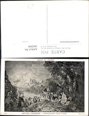 Seller image for 389288,Knstler Ak Antoine Watteau Emparquement pour Cythere 19 Jahrhundert for sale by Versandhandel Lehenbauer