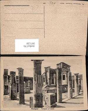 Image du vendeur pour 397120,Campania Napoli Pompeji Pompei Tempio d'Iside Tempel Sulen mis en vente par Versandhandel Lehenbauer