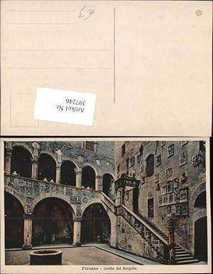 Imagen del vendedor de 397246,Toscana Firenze Florenz Cortile del Bargello Hof Arkaden a la venta por Versandhandel Lehenbauer