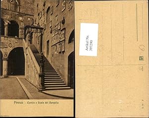 Imagen del vendedor de 397290,Toscana Firenze Florenz Cortile e Scala del Bargello Hof Stiege a la venta por Versandhandel Lehenbauer