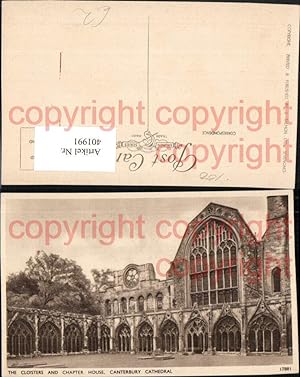 Seller image for 401991,England Canterbury Cathedral Cloisters and Chapter House Kloster for sale by Versandhandel Lehenbauer