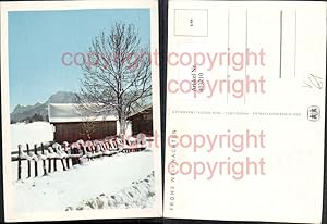 Bild des Verkufers fr 403210,SOS Kinderdorf 5/64 Weihnachten Winterlandschaft Htte zum Verkauf von Versandhandel Lehenbauer