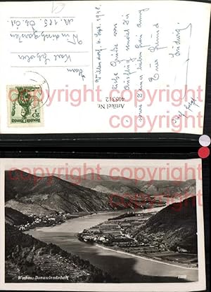 Bild des Verkufers fr 405312,Wachau Donaulandschaft Fluss Bergkulisse zum Verkauf von Versandhandel Lehenbauer