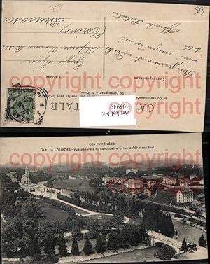 Seller image for 405949,Midi-Pyrenees Hautes-Pyrenees Lourdes Vue generale du Sanctuarie prise du Chateau fort for sale by Versandhandel Lehenbauer