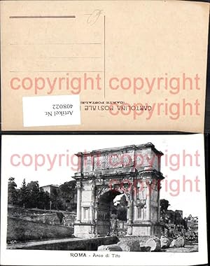 Seller image for 408022,Roma Rom Arco di Tito Triumphbogen Archologie Ausgrabung for sale by Versandhandel Lehenbauer