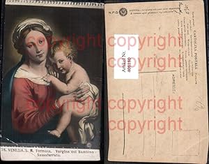 Seller image for 408180,Knstler Ak S. M. Formosa Vergine col Bambino Jungfrau m. Kind Religion for sale by Versandhandel Lehenbauer