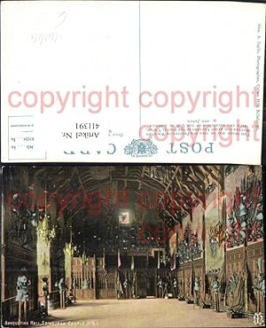 Bild des Verkufers fr 411391,Edinburgh Castle Banqueting Hall Mittelalter Rstung Waffen zum Verkauf von Versandhandel Lehenbauer