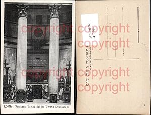 Bild des Verkufers fr 419464,Lazio Roma Rom Pantheon Tomba del Re Vittorio Emanuele Grabmal zum Verkauf von Versandhandel Lehenbauer
