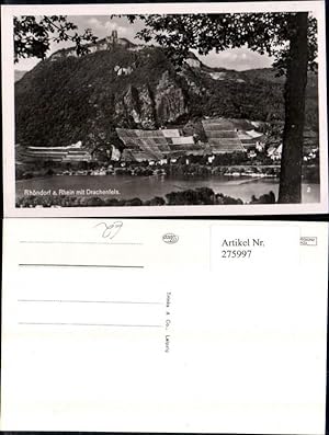 Image du vendeur pour 275997,Rhndorf am Rhein m. Drachenfels Burg Ruine mis en vente par Versandhandel Lehenbauer