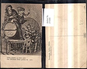Bild des Verkufers fr 271080,Leipzig Auerbachs Keller Zeichnung Doktor Faustus zu dieser Frist zum Verkauf von Versandhandel Lehenbauer