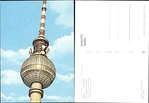 Bild des Verkufers fr 282091,Berlin Kugel des Fernseh- und UKW-Turmes zum Verkauf von Versandhandel Lehenbauer