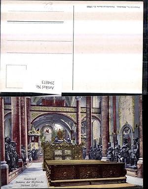 Bild des Verkufers fr 294073,Innsbruck Innenansicht der Hofkirche Statuen Orgel pub Purger & Co 12245 zum Verkauf von Versandhandel Lehenbauer