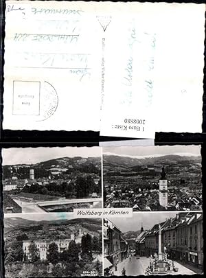 2008880,Wolfsberg Totale Brücke Schloss Säule Straßenansicht Mehrbildkarte