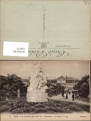 Image du vendeur pour 358575,Provence-Alpes-Cote-Azur Alpes-Maritimes Nice Nizza Jardin du Roi Albert Monument La Poesie mis en vente par Versandhandel Lehenbauer