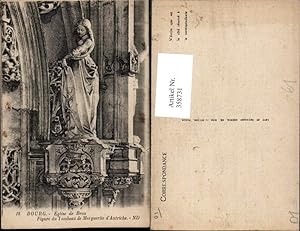 Seller image for 358731,Rhone-Alpes Ain Bourg Eglise de Brou Figure du Tombeau de Marguerite Autriche Statue for sale by Versandhandel Lehenbauer