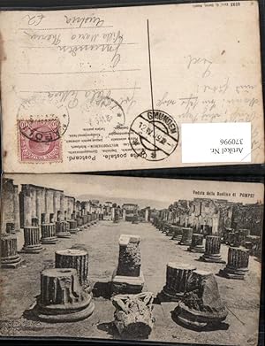 Image du vendeur pour 370996,Campania Napoli Pompeji Pompei Veduta della Basilica Kirche Ruine mis en vente par Versandhandel Lehenbauer