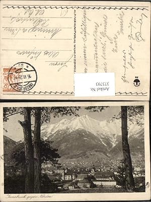 Bild des Verkufers fr 373793,Innsbruck Totale geg. Norden Bergkulisse zum Verkauf von Versandhandel Lehenbauer