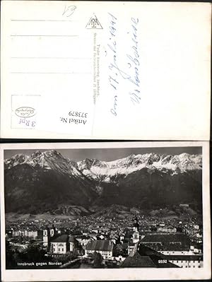 Bild des Verkufers fr 373879,Innsbruck Totale geg. Norden Bergkulisse zum Verkauf von Versandhandel Lehenbauer