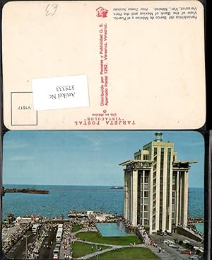 Image du vendeur pour 375333,Mexico Veracruz Panoramica del Banco de Mexico y el Puerto Bank mis en vente par Versandhandel Lehenbauer