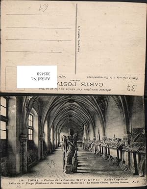 Imagen del vendedor de 385450,Centre Indre-et-Loire Tours Cloitre de la Psalette Musee Lapidaire Kloster Museum a la venta por Versandhandel Lehenbauer